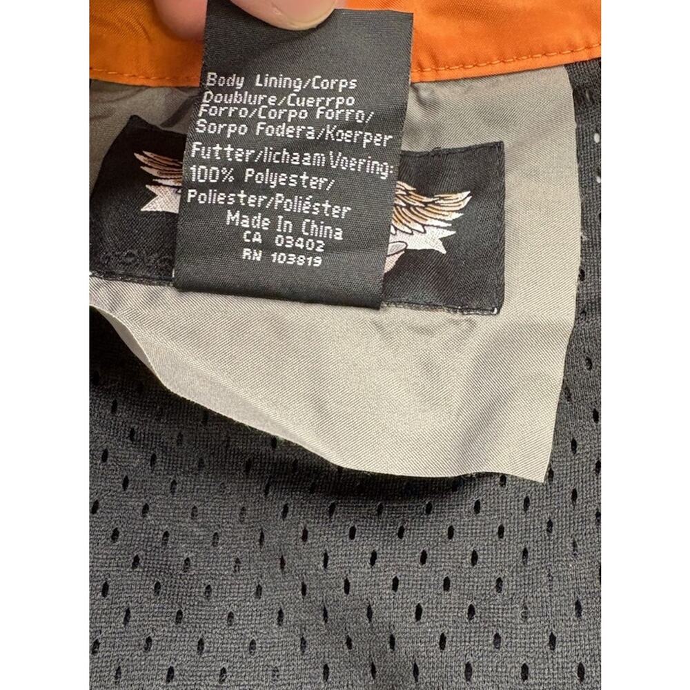 Harley Davidson Reflective Packable Motorcycle Rain/Wind Jacket Extra Large - Picture 9 of 15